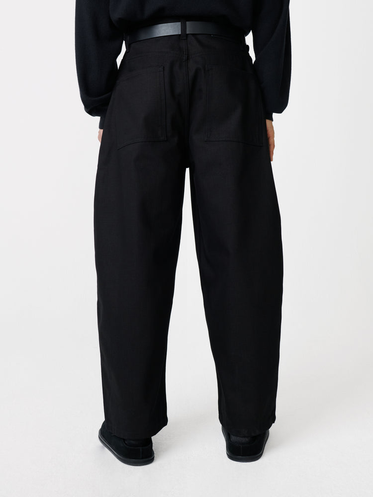 【EXCLUSIVE】PAOLO DENIM PANT IN BLACK