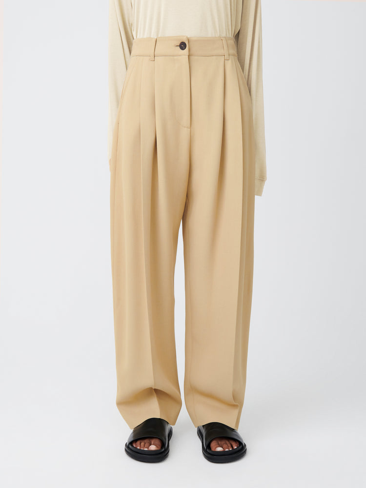 ACUNA VISCOSE PANT IN SAND