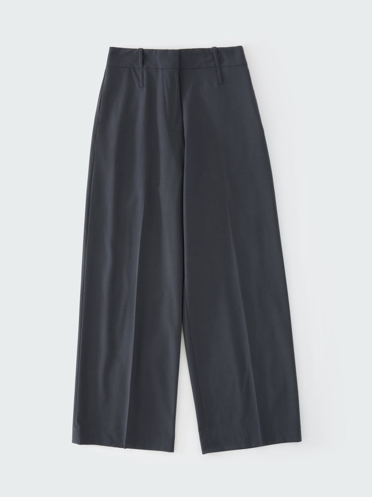 BAIER TROPICAL WOOL PANT IN SEAL BLUE