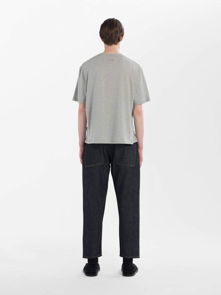 BRIC T-SHIRT IN GREY MARL