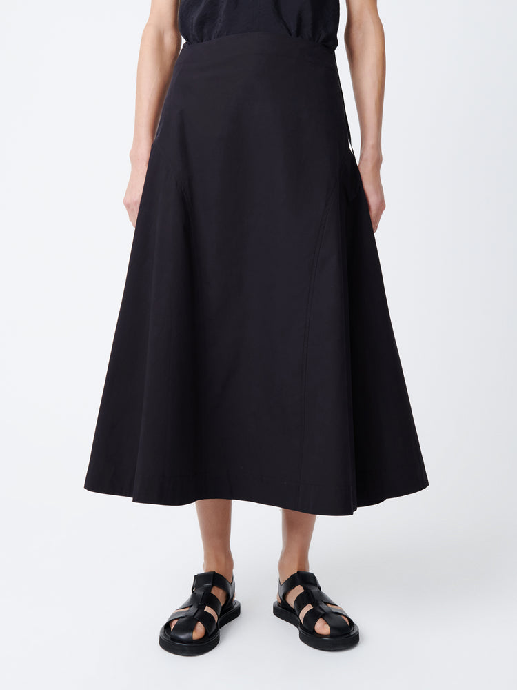 CENTRO SKIRT IN DARKEST NAVY