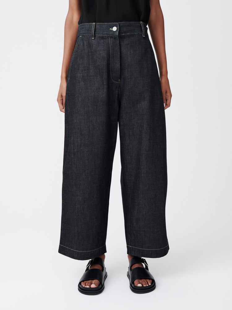 CHALCO DENIM PANT IN RAW INDIGO