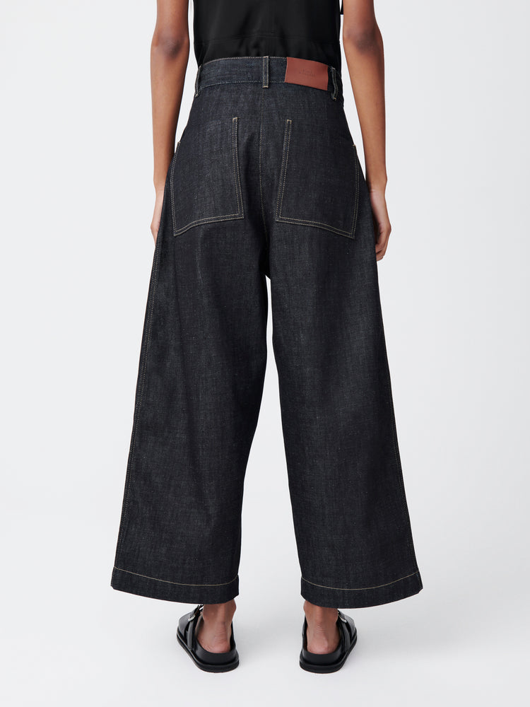 CHALCO DENIM PANT IN RAW INDIGO