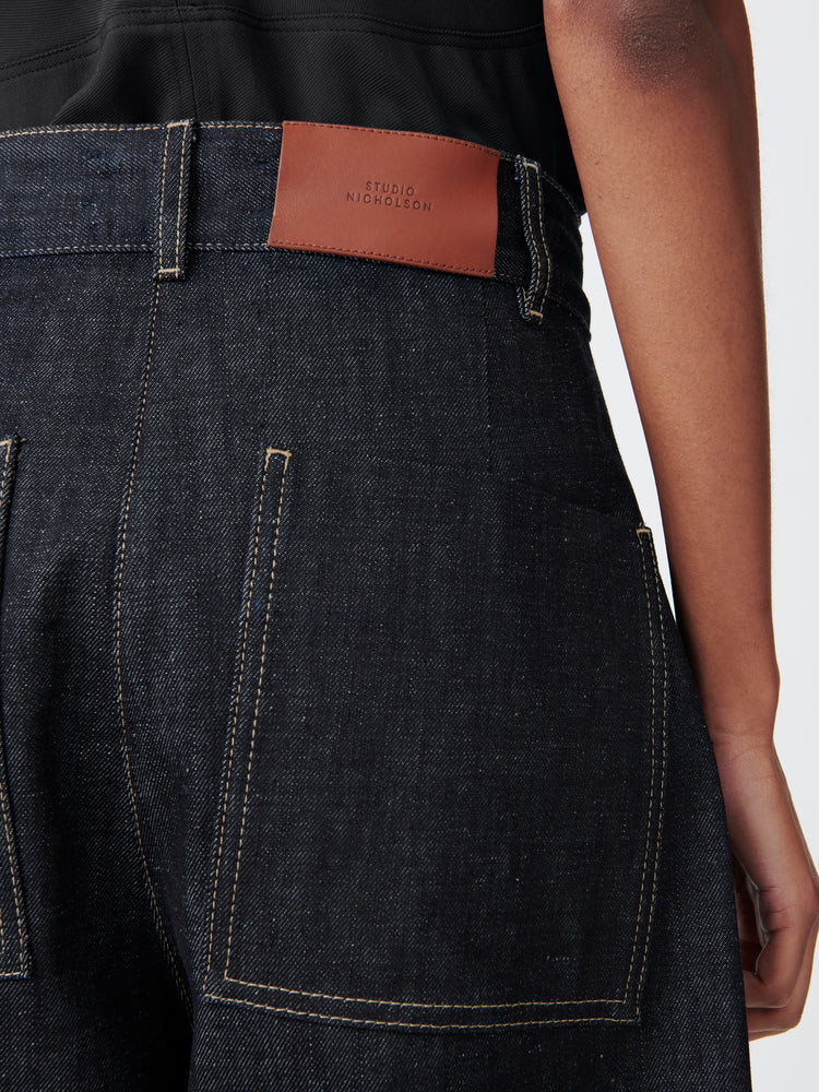 CHALCO DENIM PANT IN RAW INDIGO