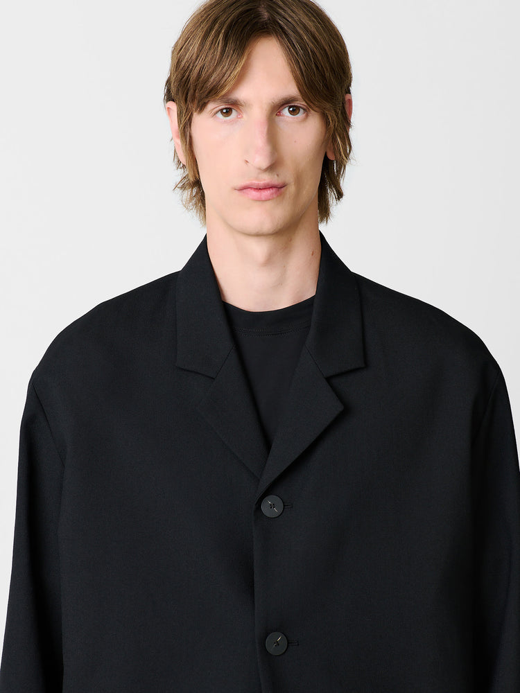 FERRO WOOL JACKET IN BLACK