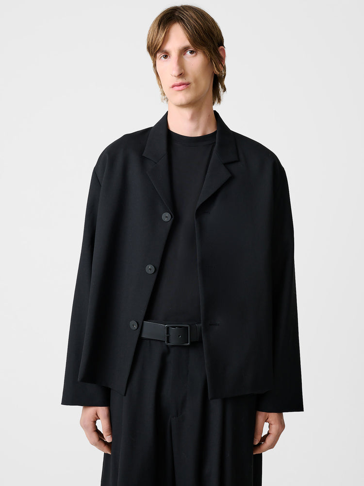 FERRO WOOL JACKET IN BLACK