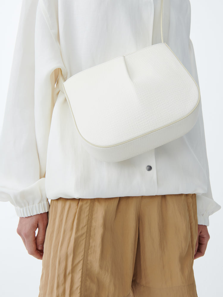 FORTUNA LEATHER BAG IN PARCHMENT