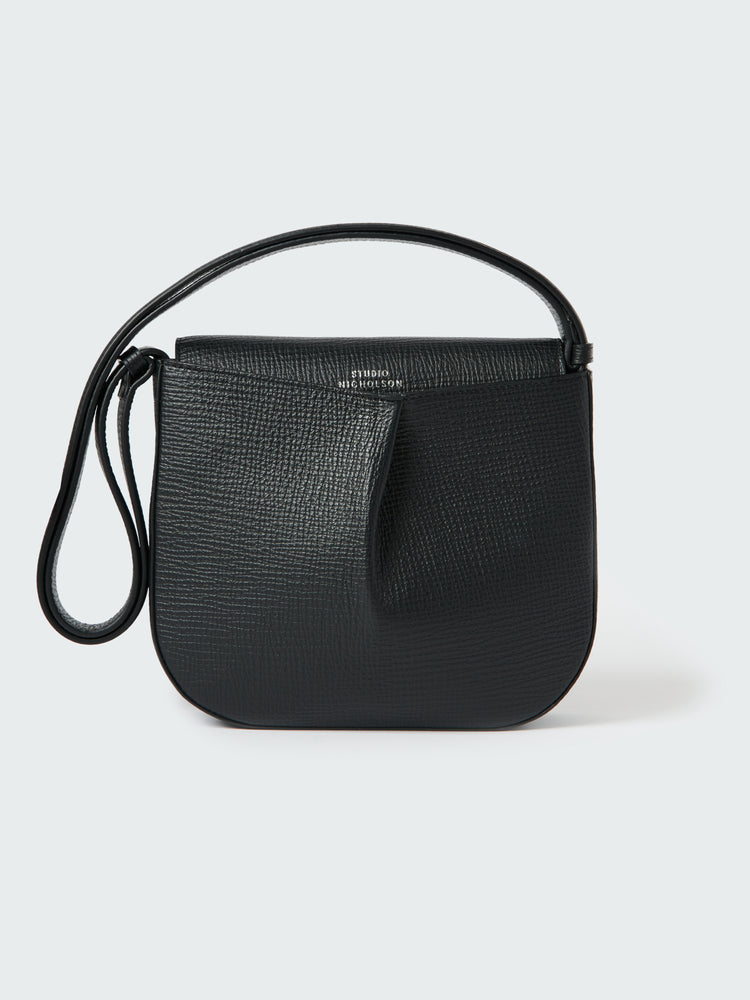 FORTUNA LEATHER BAG IN BLACK