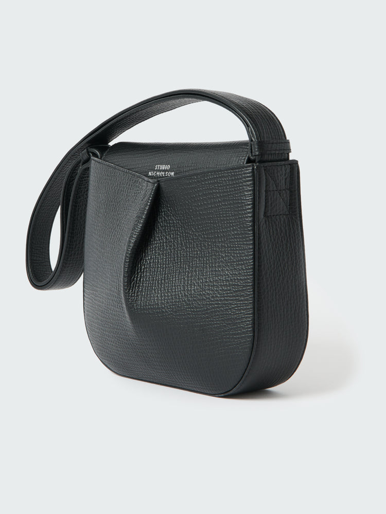 FORTUNA LEATHER BAG IN BLACK