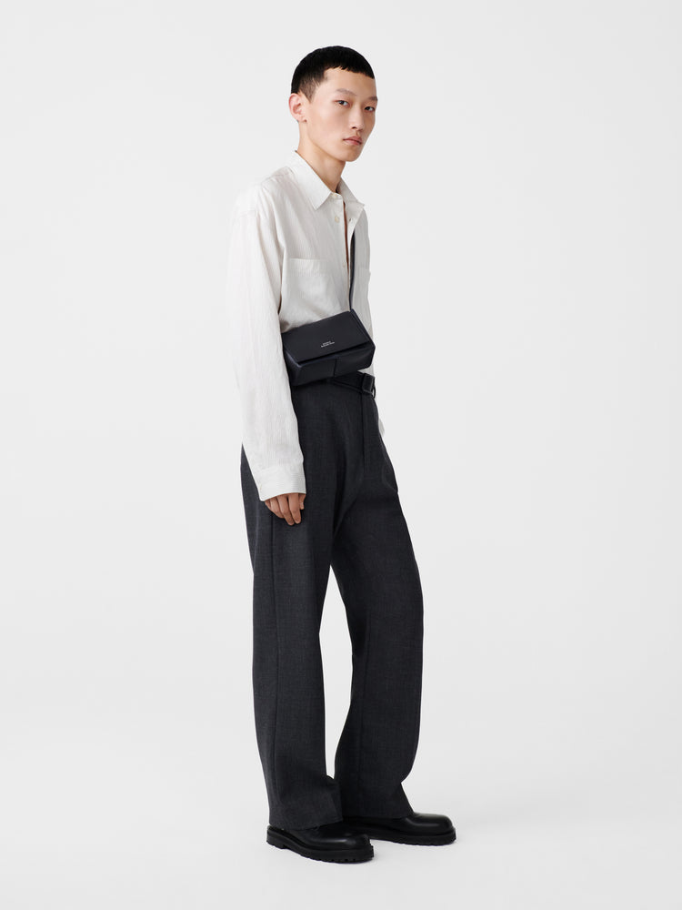 FREEWAY TROPICAL WOOL PANT IN TARMAC