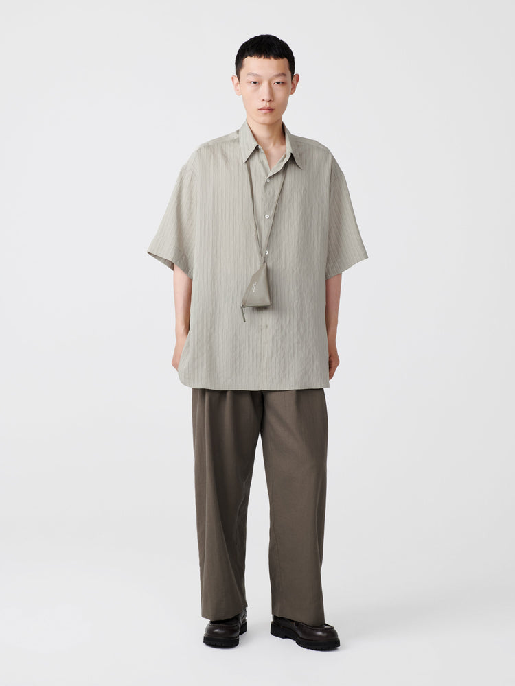 LINE PANT IN FOSSIL