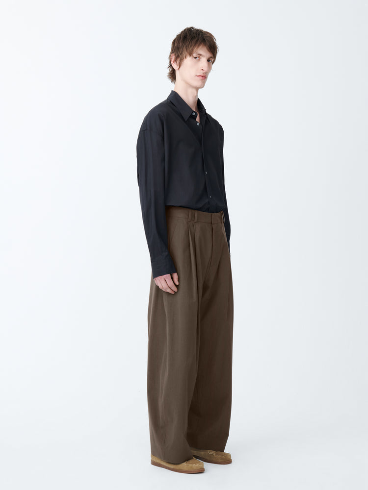 LINE TYPWRITER PANT IN BARK