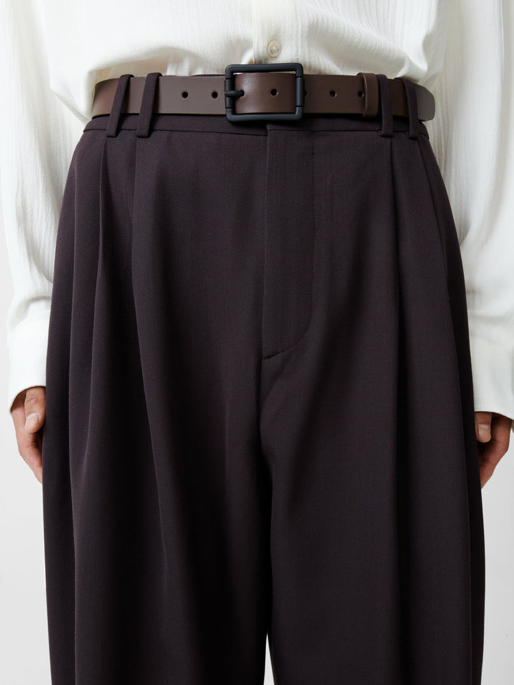 LINE PANT IN ESPRESSO BROWN