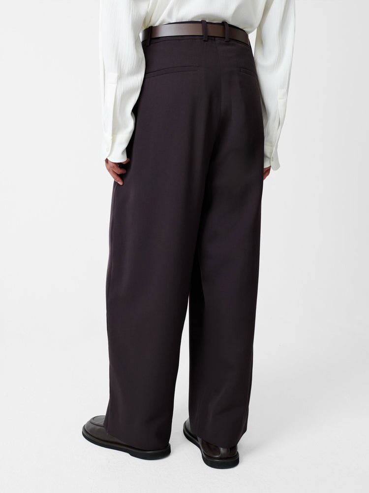 LINE PANT IN ESPRESSO BROWN