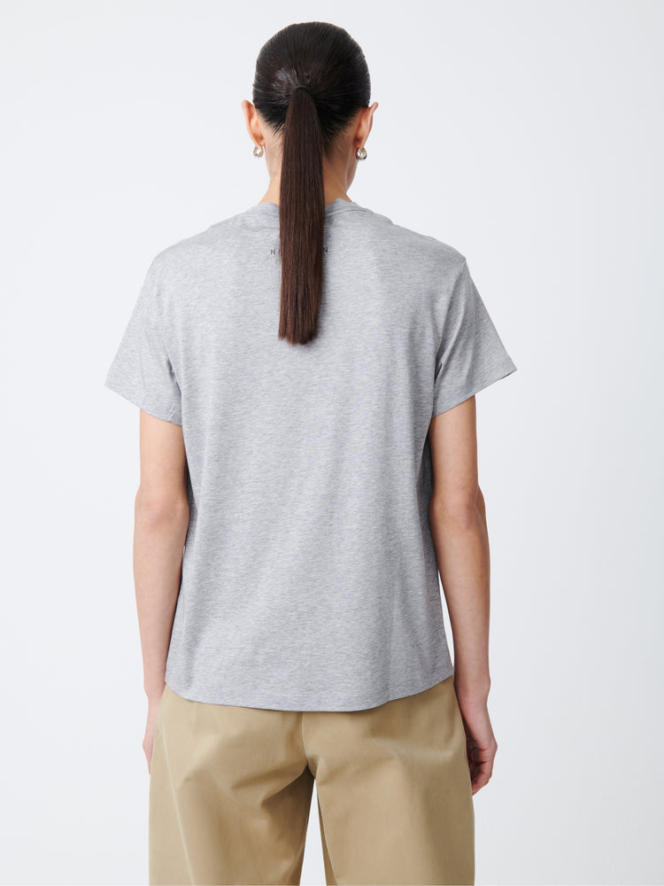 MARINE T-SHIRT IN GREY MARL