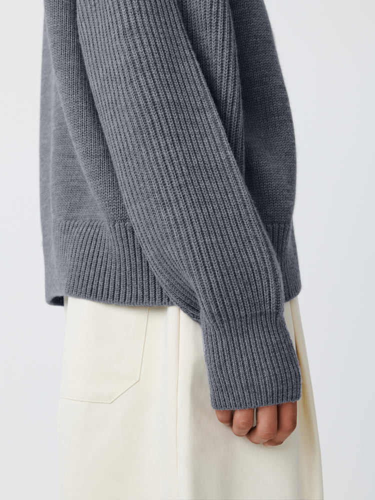 MICHEL KNIT IN CADET GREY