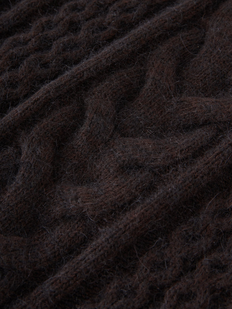 NORR KNIT IN ESPRESSO BROWN