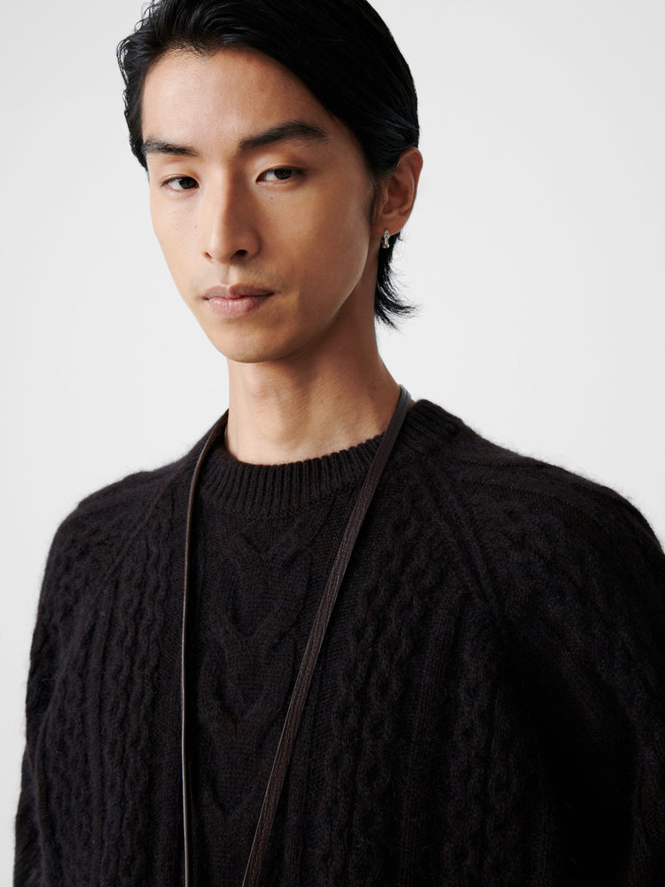 NORR KNIT IN ESPRESSO BROWN