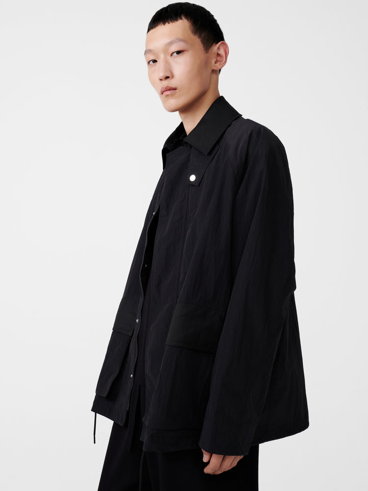 NOTE JACKET IN BLACK