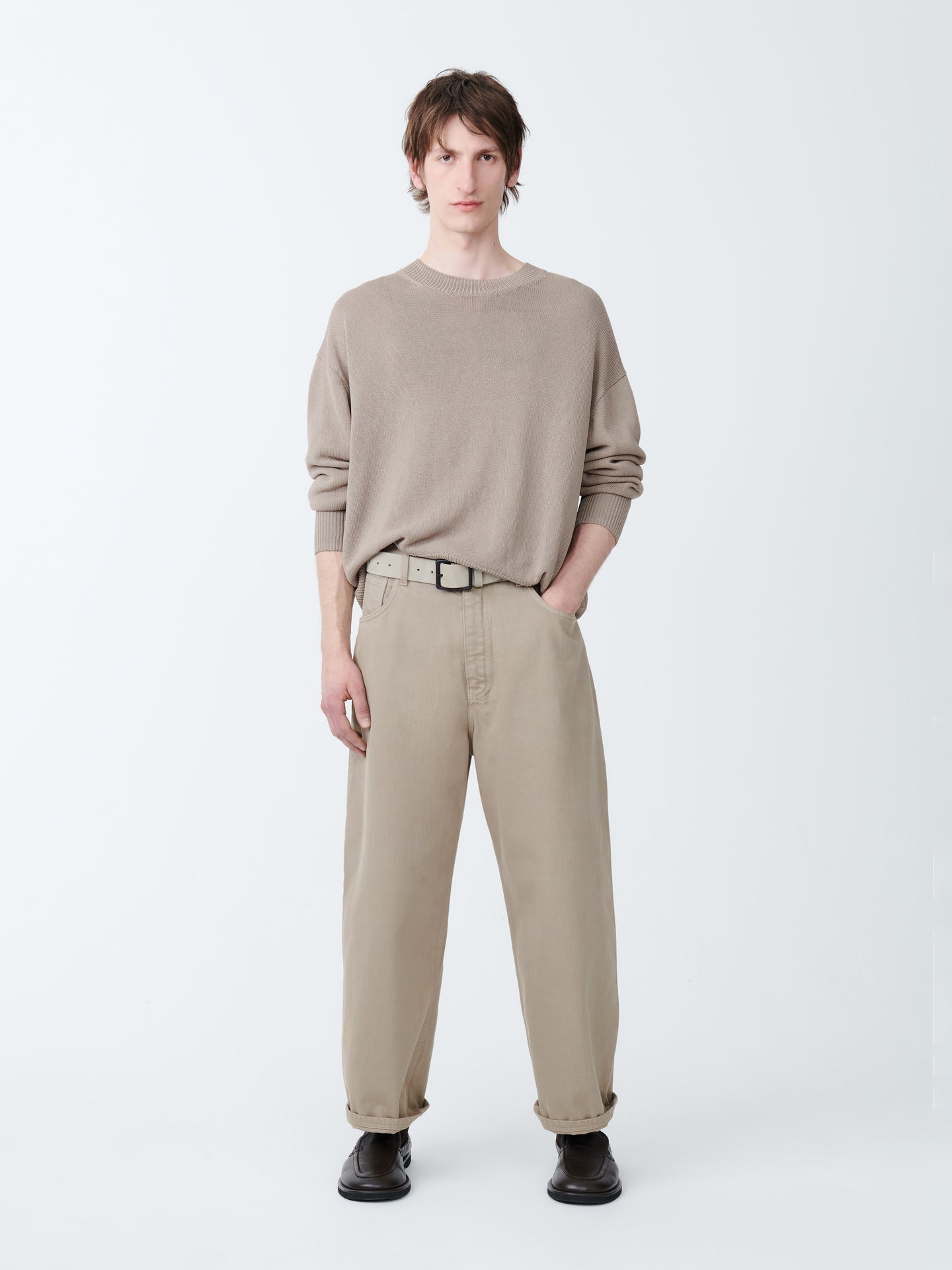 PAOLO DENIM PANT IN FAWN