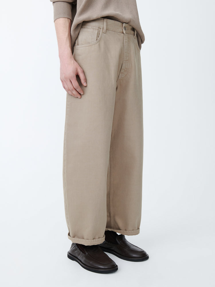 PAOLO DENIM PANT IN FAWN