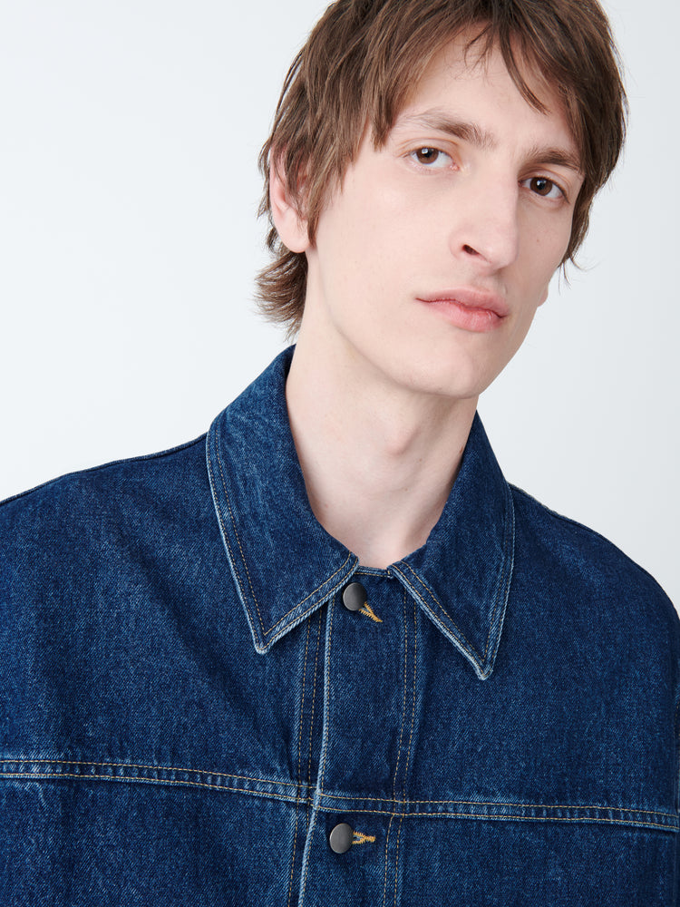 PETAR DENIM JACKET IN INDIGO WASH