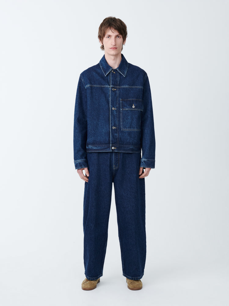 PETAR DENIM JACKET IN INDIGO WASH