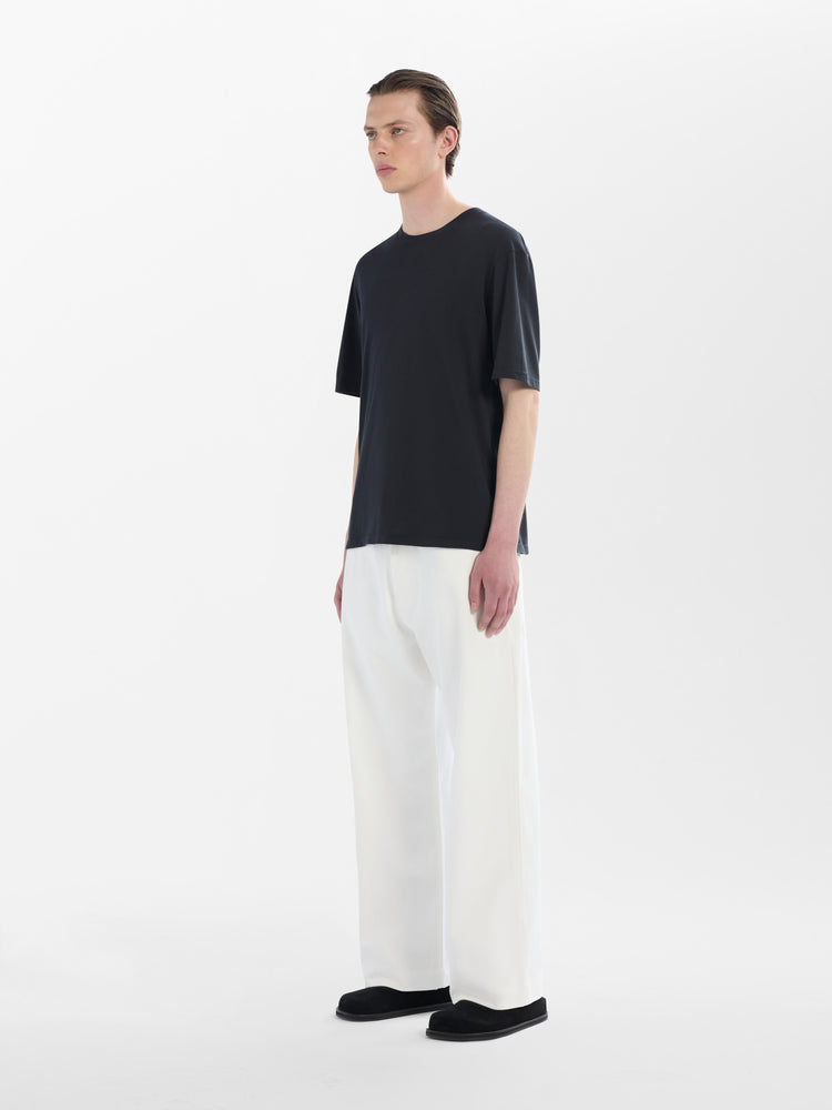 PYAD DENIM PANT IN OPTIC WHITE