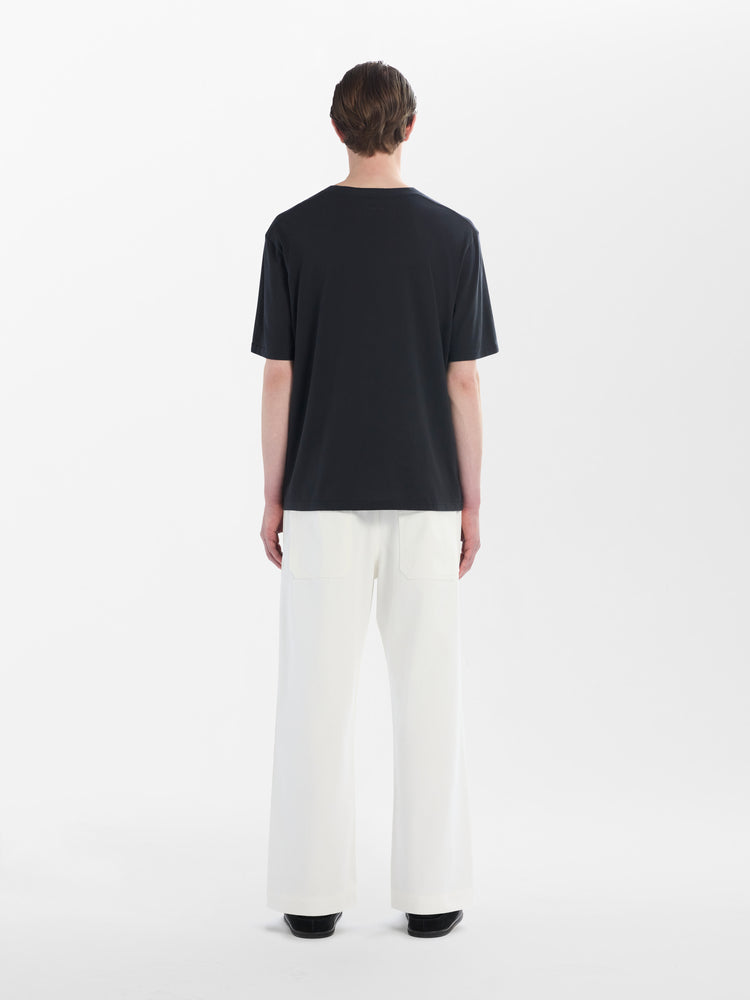 PYAD DENIM PANT IN OPTIC WHITE