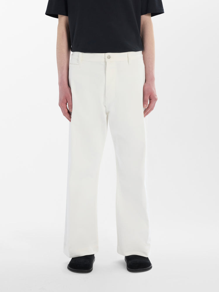 PYAD DENIM PANT IN OPTIC WHITE