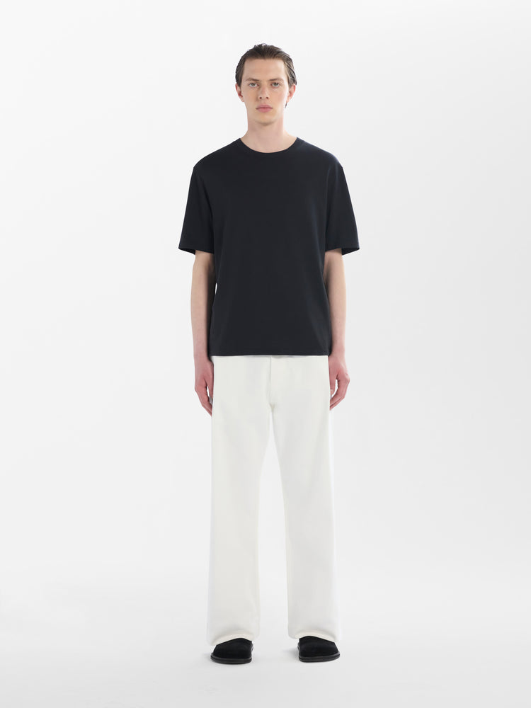 PYAD DENIM PANT IN OPTIC WHITE