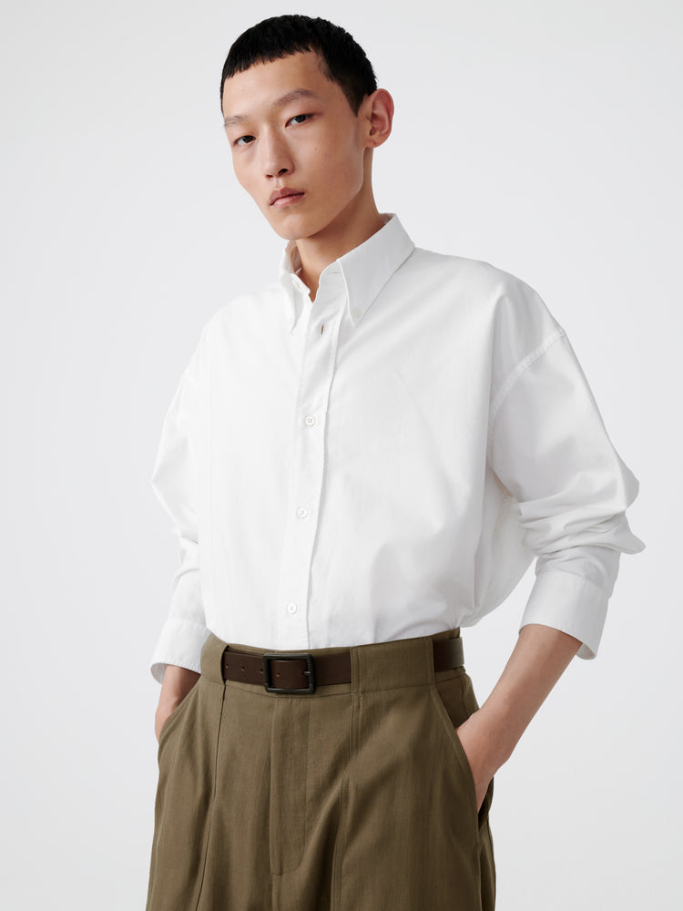 RUSKIN SHIRT IN WHITE