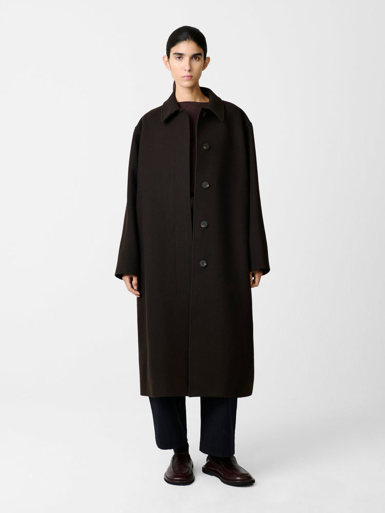 RIA COAT  IN ESPRESSO