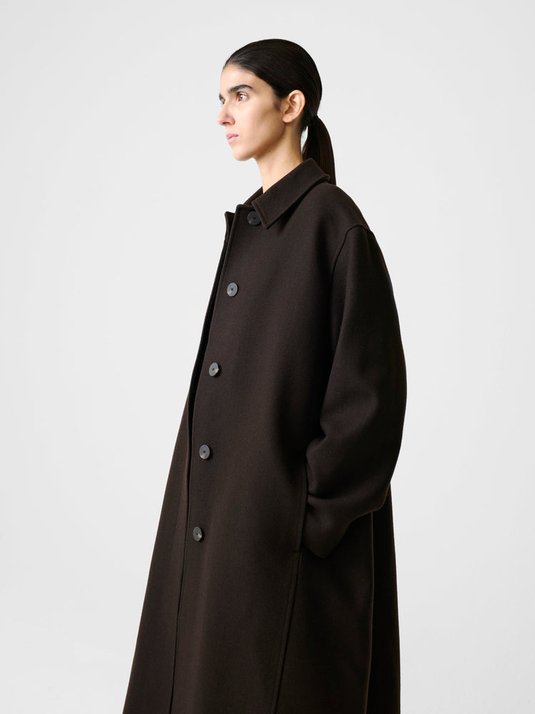 RIA COAT  IN ESPRESSO