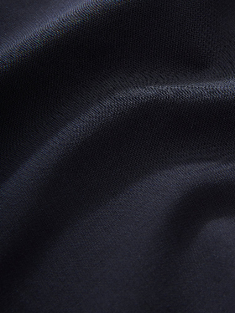 【EXCLUSIVE】SANTOS TROPICAL WOOL SHIRT  IN DARKEST NAVY