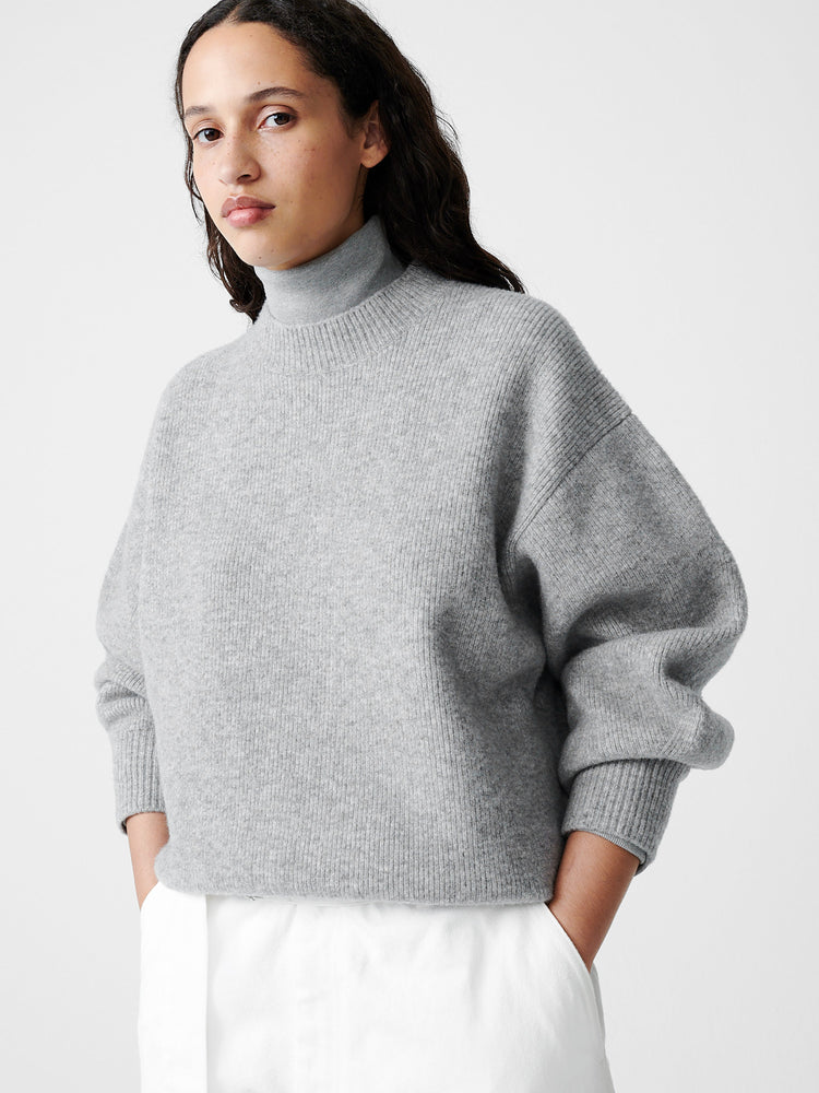 SIRIO KNIT IN GRAY MELANGE