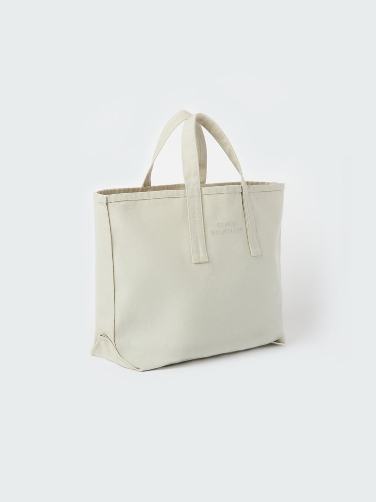 SMALL TOTE IN DOVE