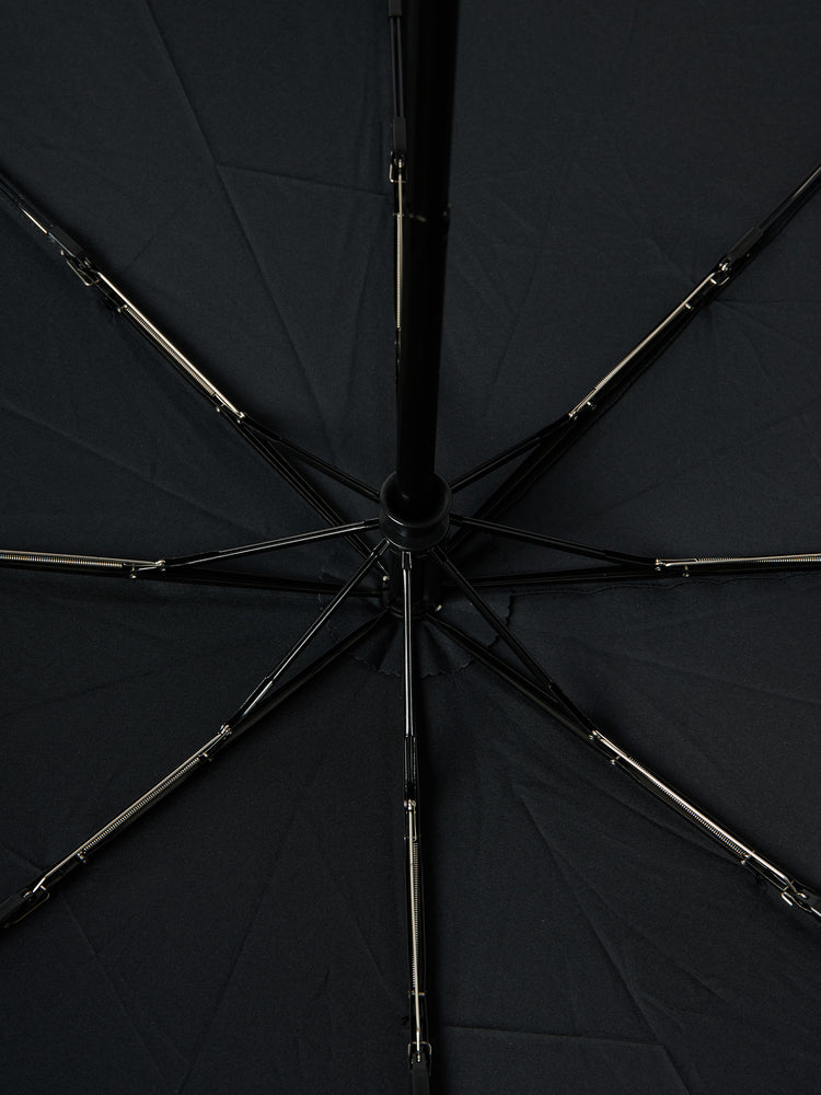 LOGO UMBRELLA IN BLACK-PARCHMENT