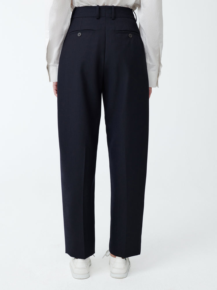 SPERRO TROPICAL WOOL PANT IN DARKEST NAVY