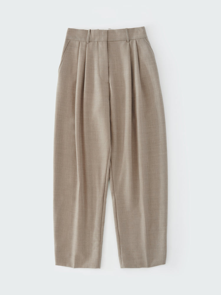 SPERRO TROPICAL WOOL PANT IN STRAW MELANGE